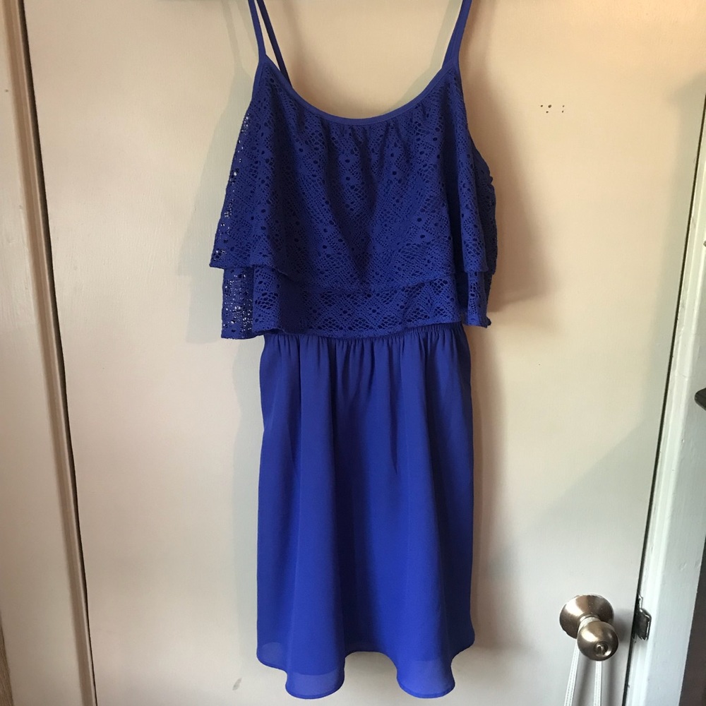 Blue dress
